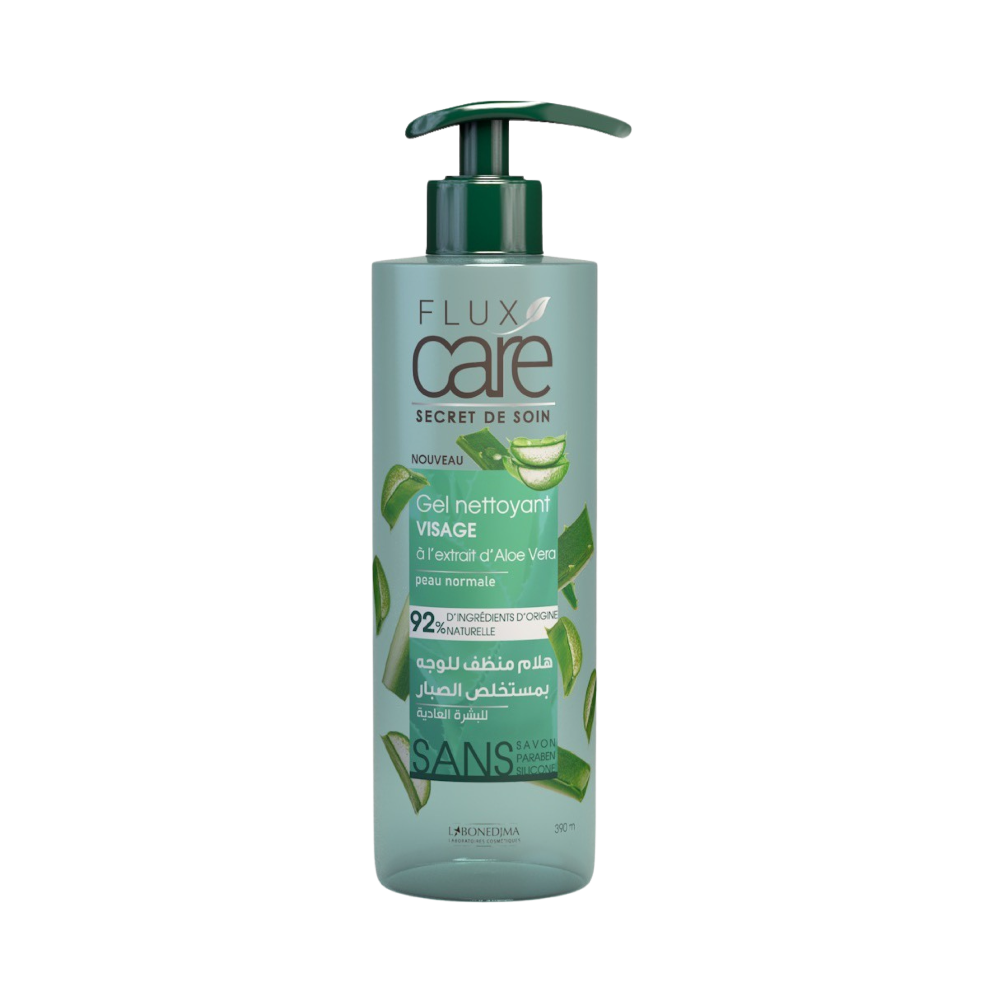 Flux Care Secret De Soin Gel Nettoyant Visage À L'Extrait D'Aloe Vera –  ADIBA