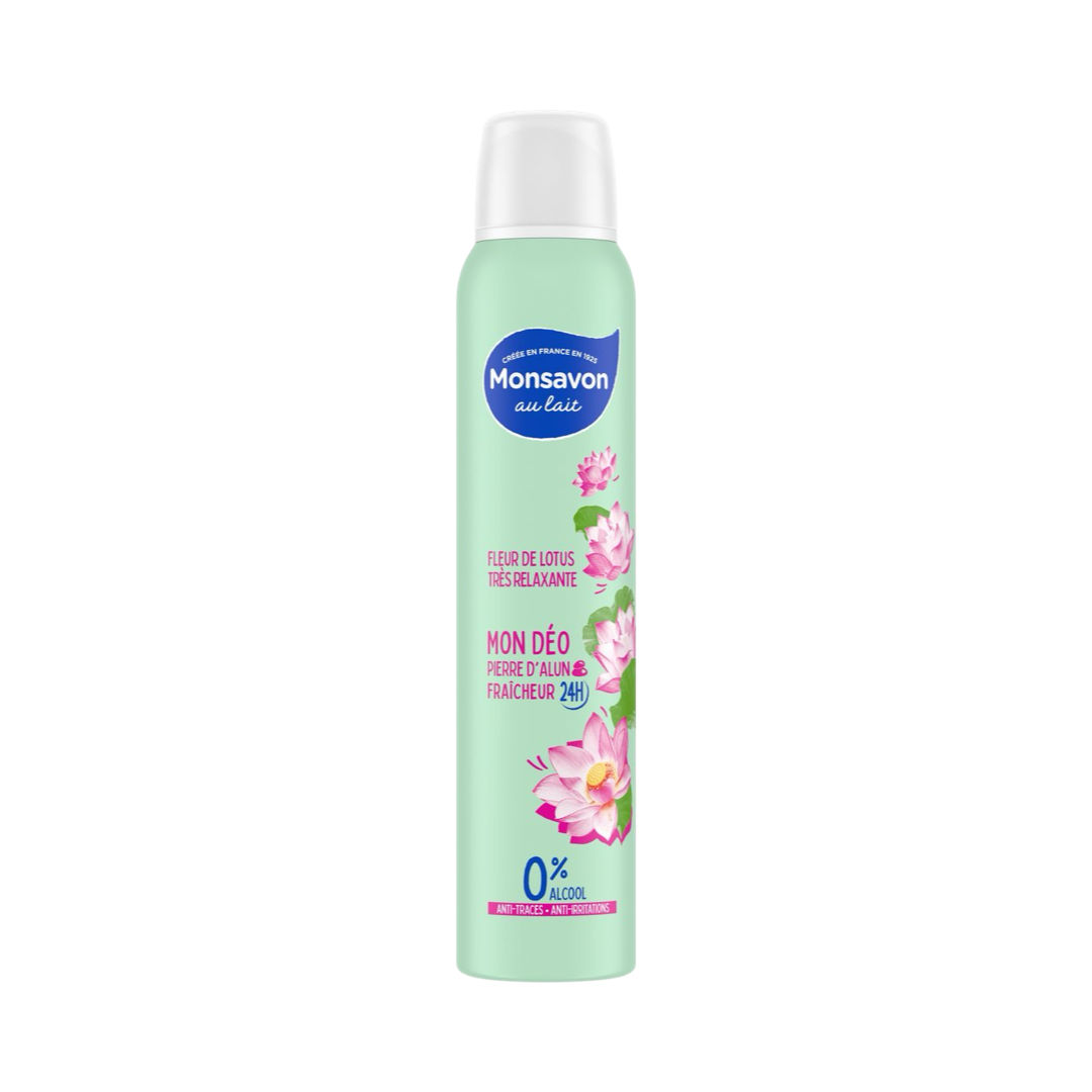 Lot De 6 Déodorants Bio MONSAVON Spray Lait D'amande - 75 Ml Chaque - Neuf