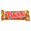 Twix Barre Chocolatée 25G Biscuit Croustillant Caramel Et Chocolat Au Lait X2