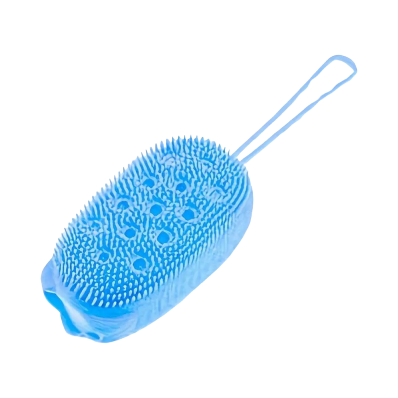 ليفة استحمام سيليكونية، فرشاة تدليك وتقشير مزدوجة الجوانب، أداة استحمام، إكسسوارات حمام، قطعة واحدة