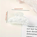 Pince À Cheveux Acétique Sucrée Minimaliste Pour Femmes