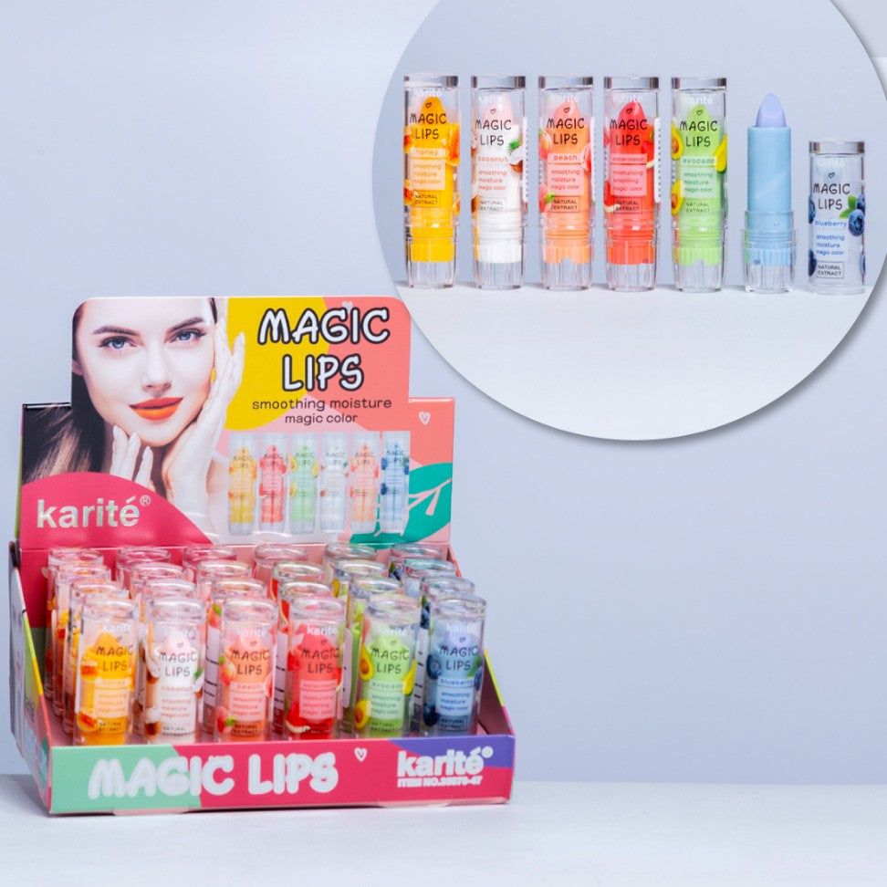 شفاه سحرية بزبدة الشيا والعسل وترطيب وتنعيم لون سحري