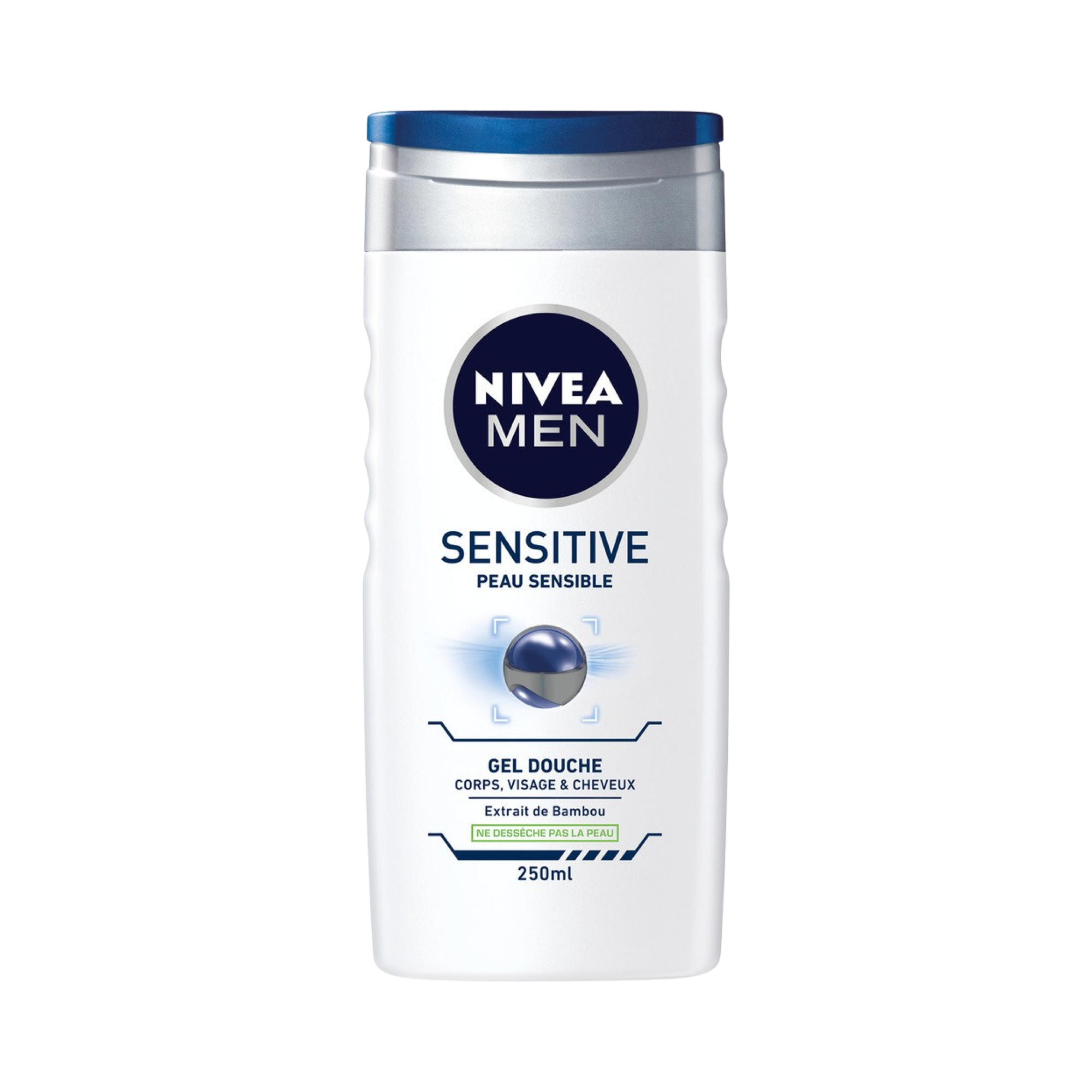 Nivea Sensitive Gel Douche 3En1 Visage Corps & Cheveux