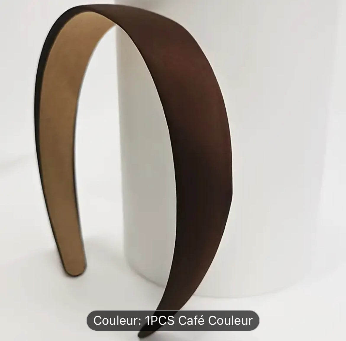 1 عصابة رأس بتصميم بسيط، حافة عريضة غير قابلة للانزلاق، إكسسوار شعر أنيق، عصابة رأس