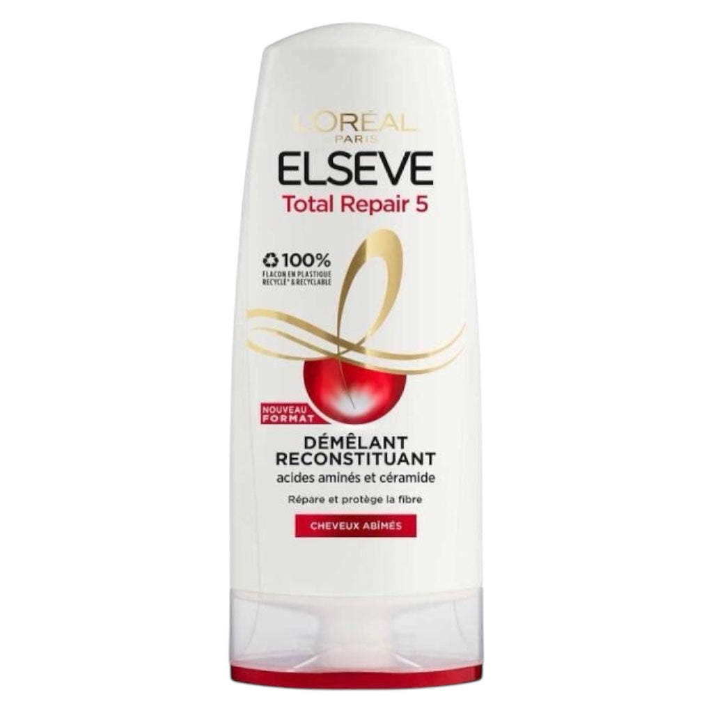 شامبو لوريال باريس إلسيف توتال ريبير 5 لفك تشابك الشعر وتجديده للشعر التالف
