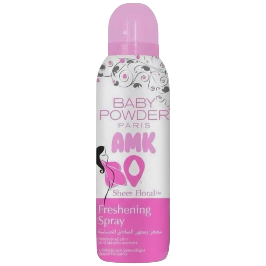 Baby Powder Paris Amk Déodorant Intime Sheer Floral Freshening Rose Spray