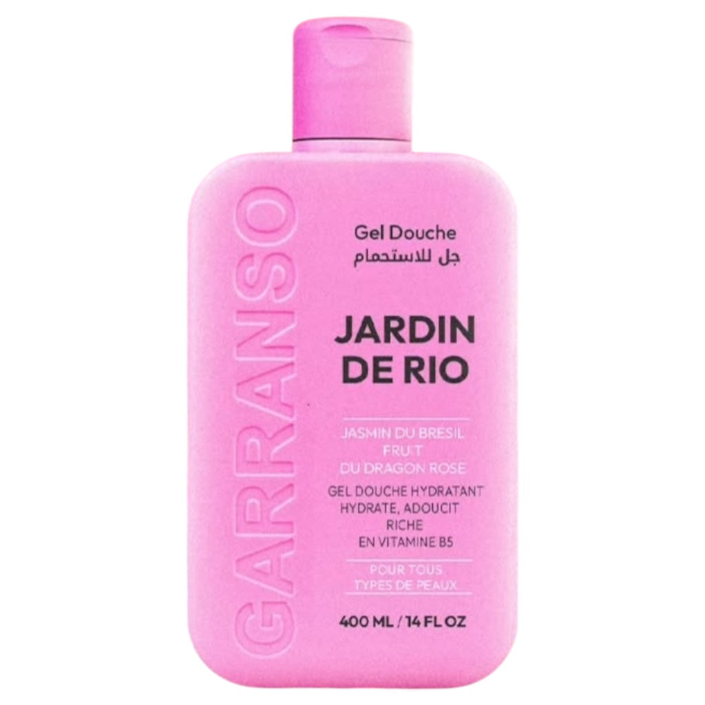 Garranso Gel Douche Jardin De Rio Jasmin Du Brésil Fruit Du Dragon Rose