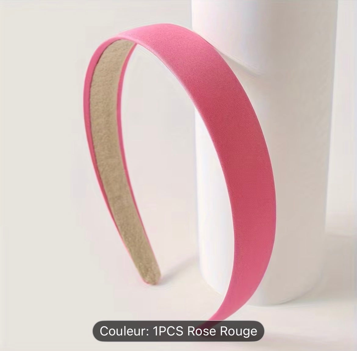 1 Bandeau De Style Simple Cerceau Antidérapant Large Bord Accessoires De Coiffure Élégants Serre Tête