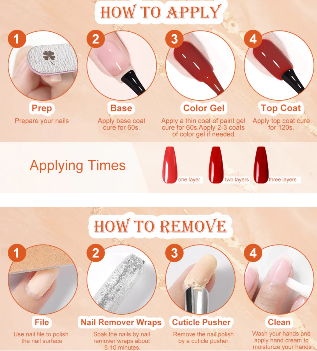 طلاء أظافر جل فيناليسا VIP1 60 لونًا شبه دائم، قطعة واحدة