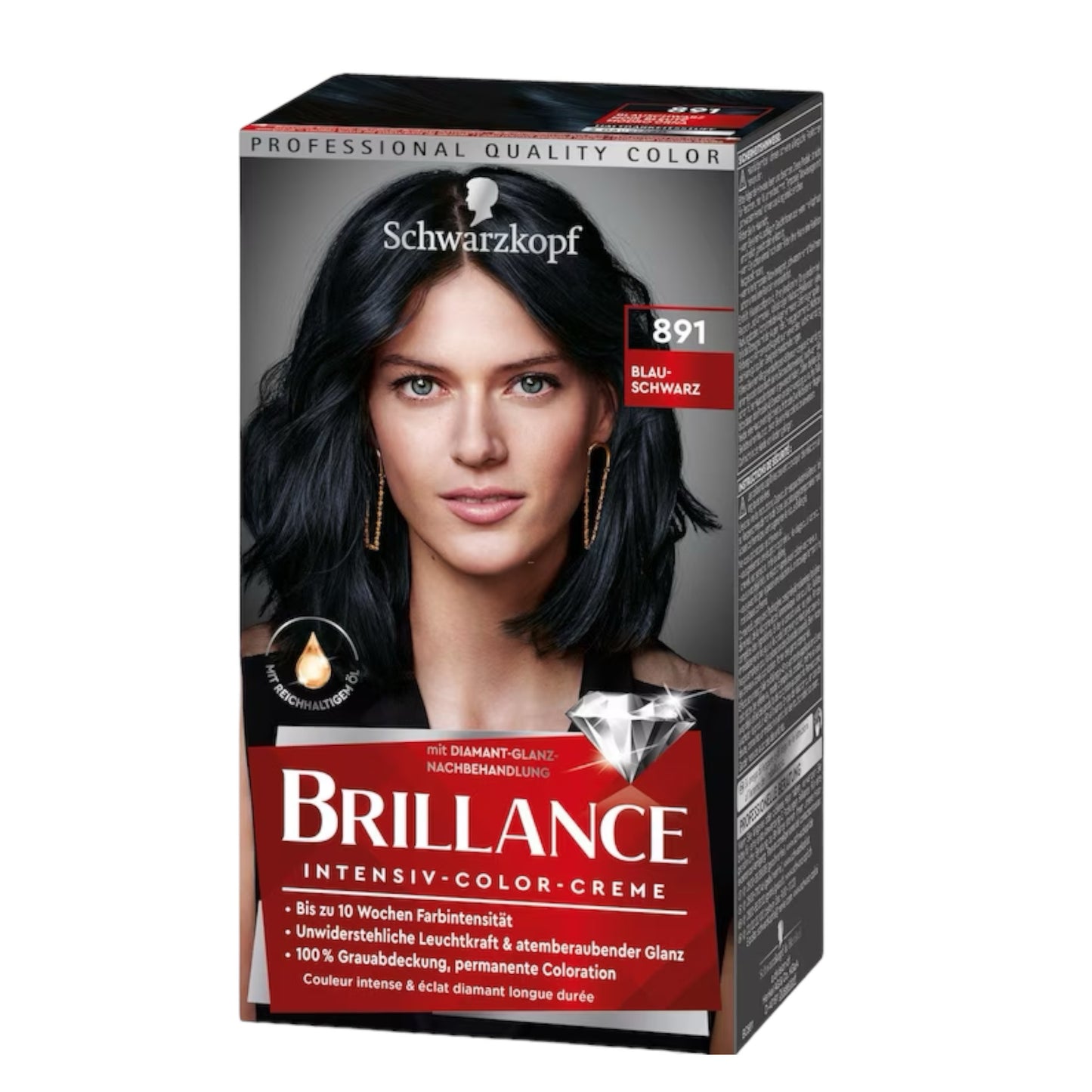 Schwarzkopf Brillance Coloration Cheveux Permanente Intense