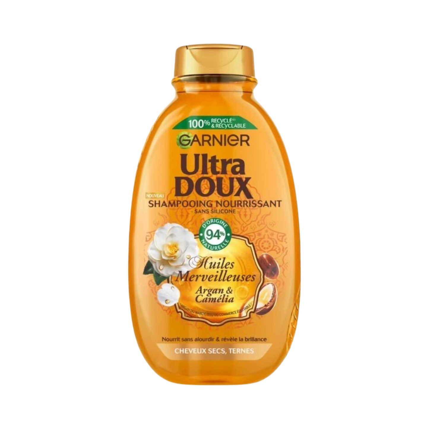 Garnier Ultra Doux Merveilleux Le Shampooing Nourrissant Aux Huiles Merveilleuses