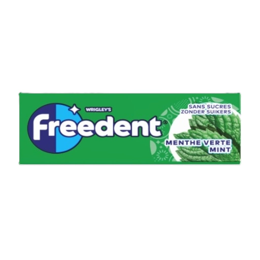 Freedent علكة النعناع الأخضر خالية من السكر 10 دراجيه