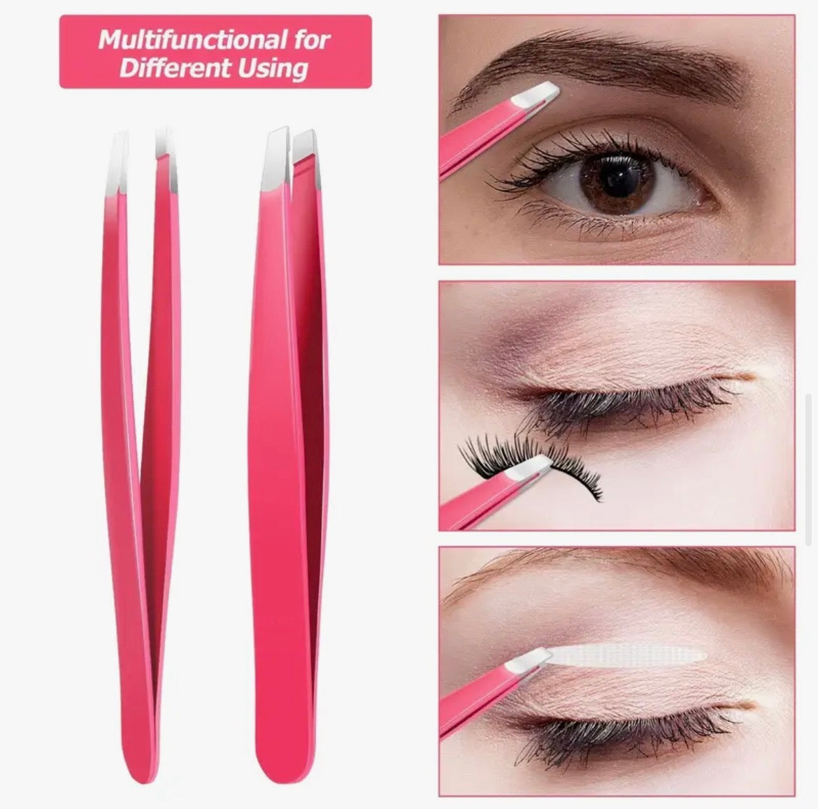 1Pc Pince À Épilyer Sourcils En Acier Inoxydable