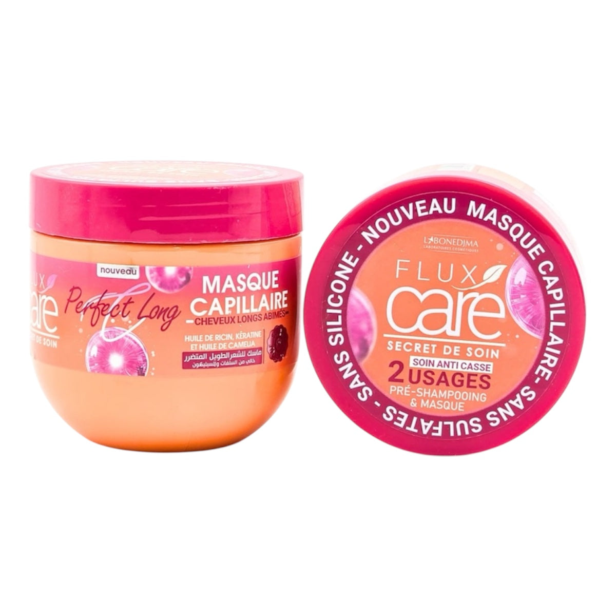 سر العناية بـ Flux Care 2 الاستخدامات قبل الشامبو والقناع Pevbect Long