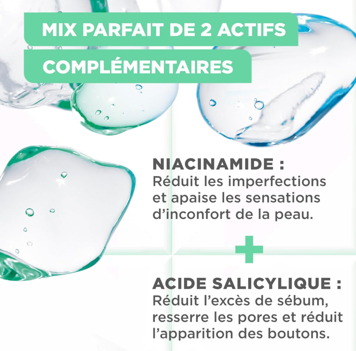 Mixa Sérum Concentré Anti-Imperfections Pour peaux à imperfections Enrichi en Acide Salicylique et Niacinamide