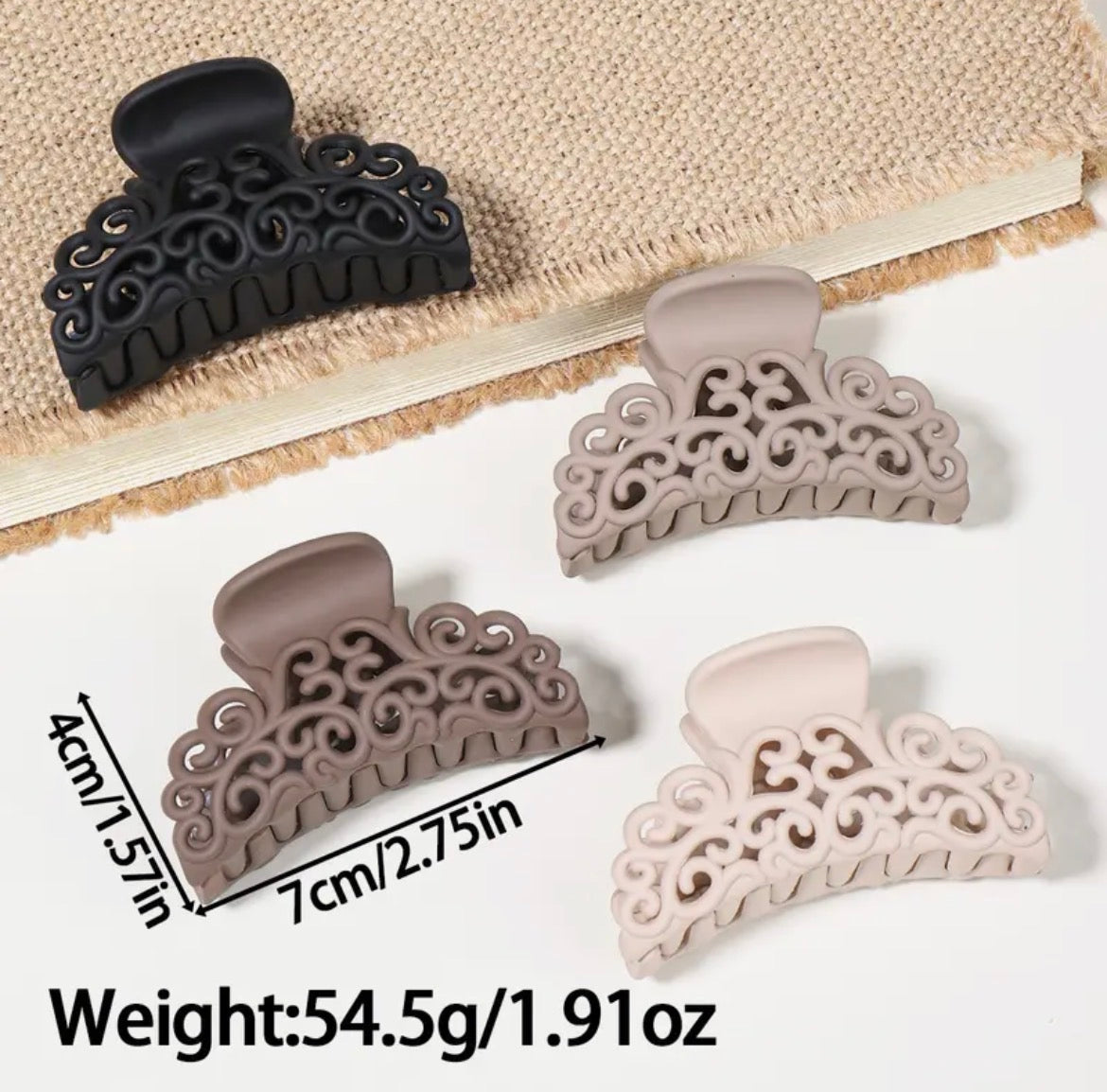 1Pièce Pince À Cheveu Décorative Creuse