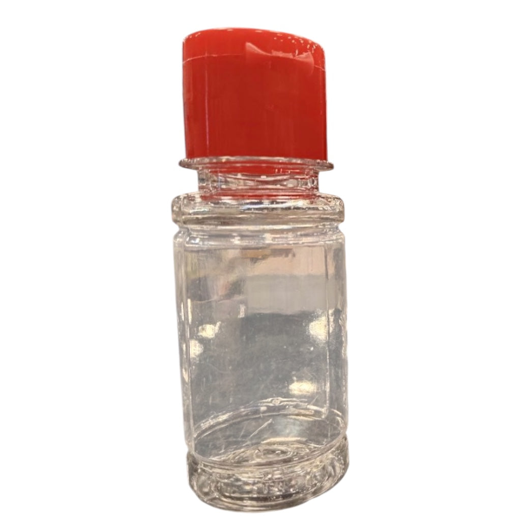 زجاجة بلاستيكية شفافة بسيطة