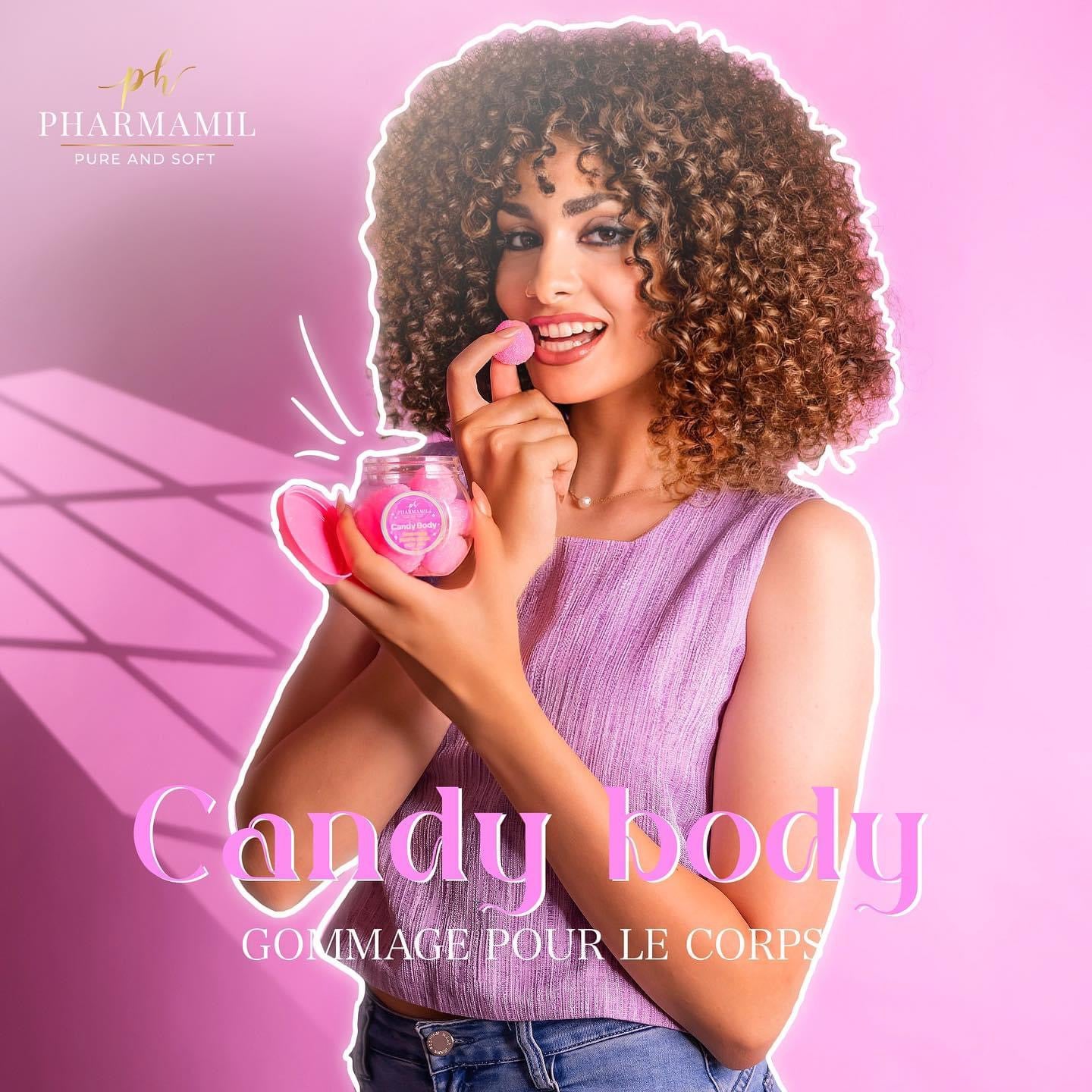 Pharmamil Candy Body+Gommage Pour Le Corps مقشر الجسم