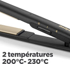 Babyliss Lisseur Cheveux Ceramic Straight -Multi-Voltage 2 Réglages De Température 200°C-230°C