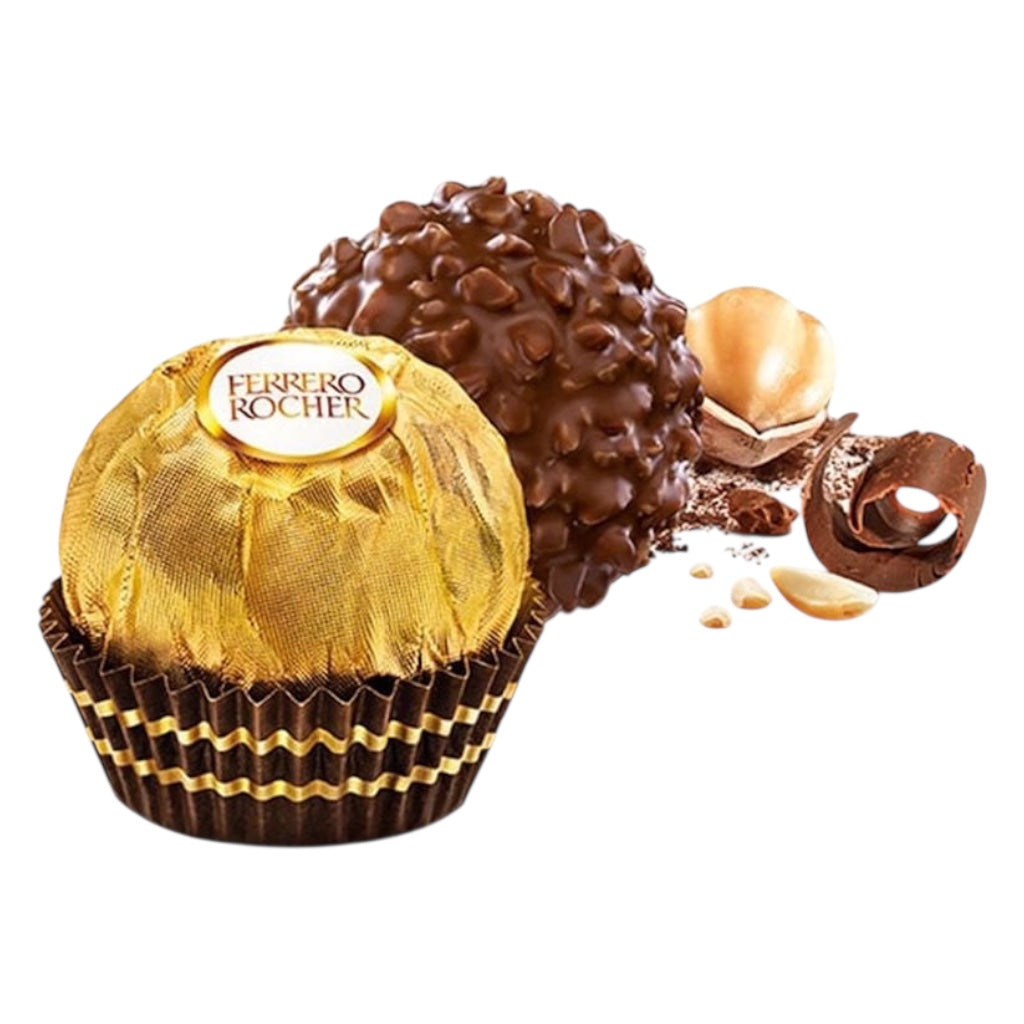 قطع بسكويت فيريرو روشيه بالشوكولاتة بالحليب والبندق والويفر، قطعة واحدة، 12.5 جم