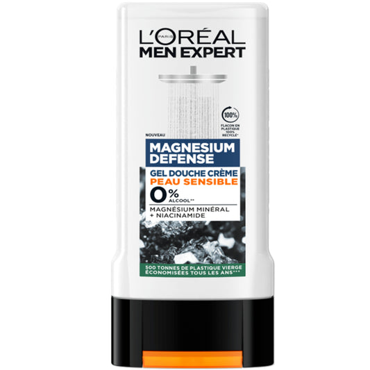 كريم جل الاستحمام L'ORÉAL PARIS Men Expert Magnesium Defense للبشرة الحساسة للرجال 300 مل ki