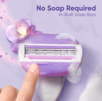 ماكينة حلاقة جيليت فينوس كومفورت جلايد بمقبض واحد + شفرتين بديلتين