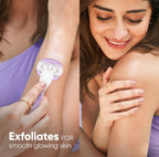 ماكينة حلاقة جيليت فينوس كومفورت جلايد بمقبض واحد + شفرتين بديلتين