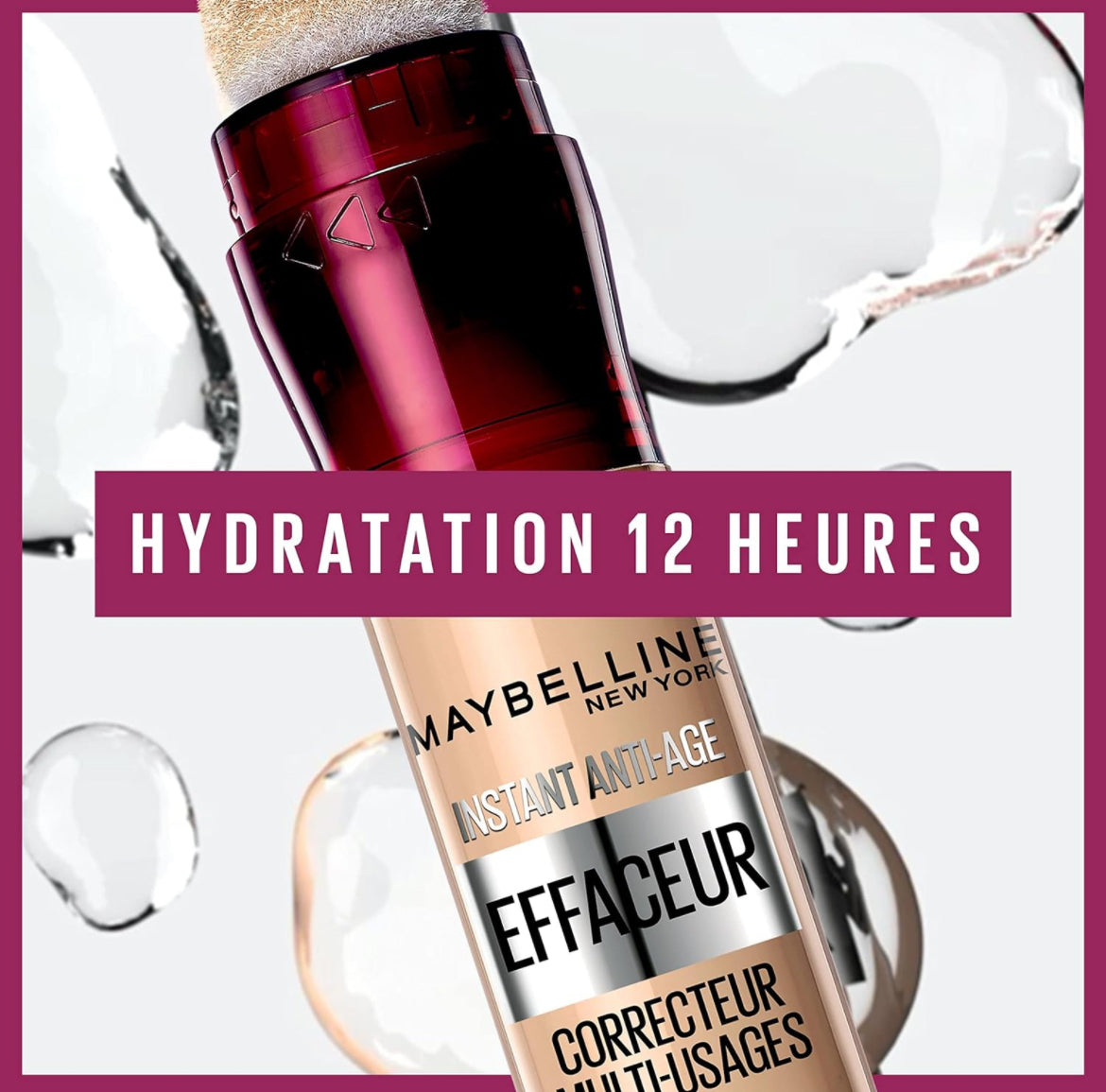 Maybelline New York Instant Anti Age Eraser Correcteur Liquide Avec Applicateur Éponge