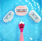 شفرات حلاقة جيليت فينوس كومفورت جلايد ثلاثية الطبقات قابلة لإعادة التعبئة، قطعة واحدة