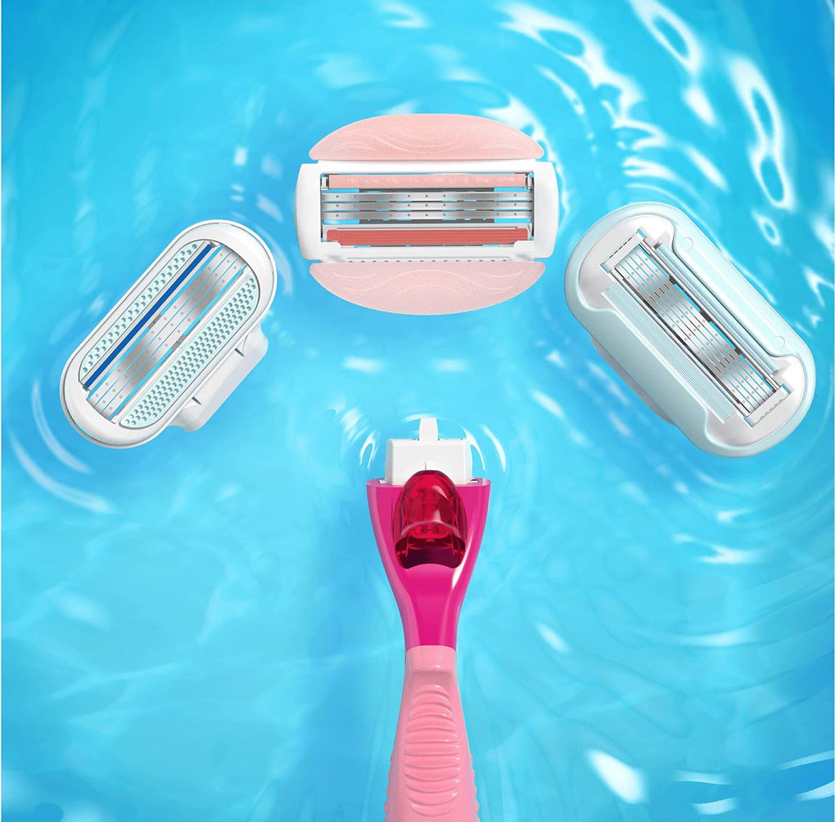 شفرات حلاقة جيليت فينوس كومفورت جلايد ثلاثية الطبقات قابلة لإعادة التعبئة، قطعة واحدة