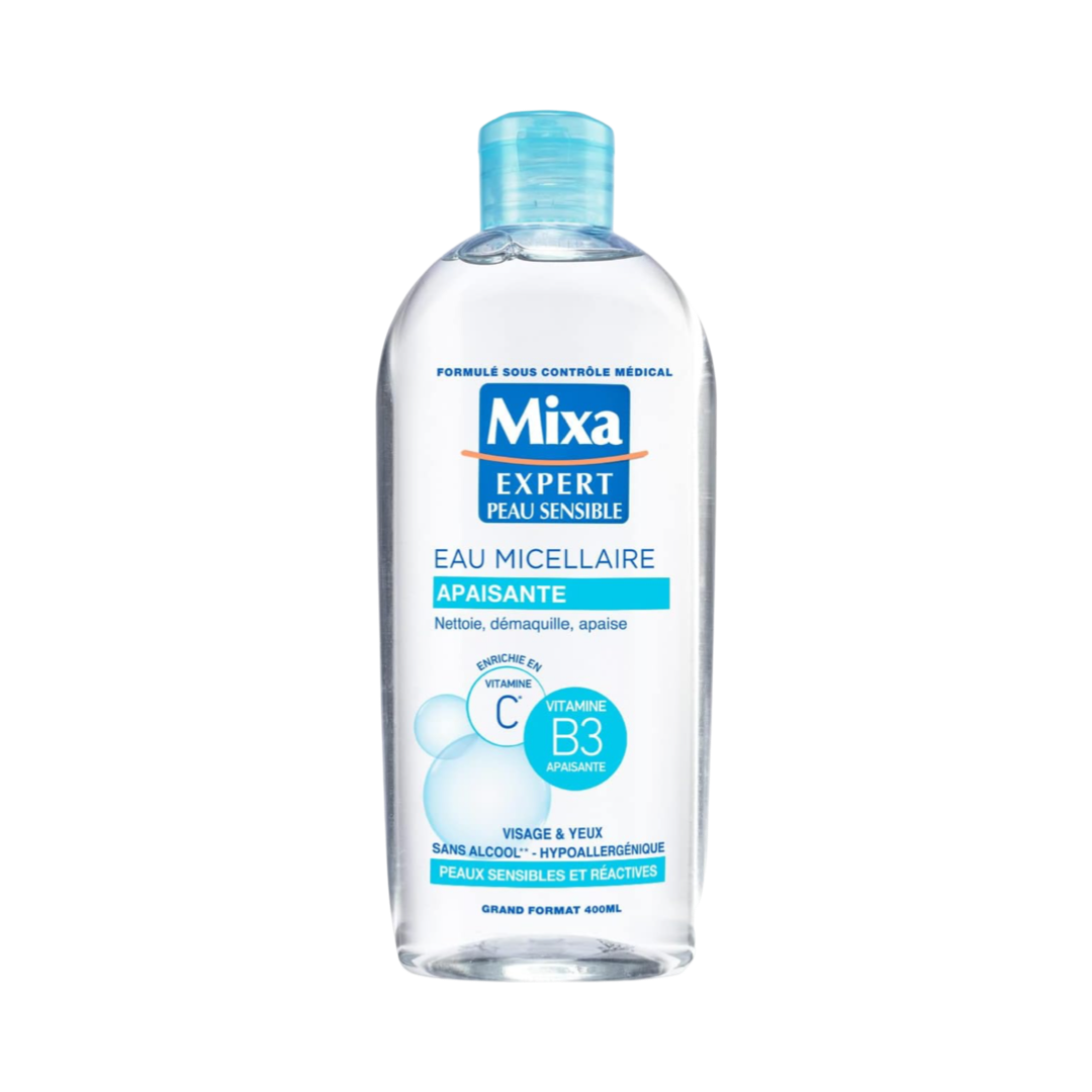 مياه Micellar الفسيولوجية للبشرة الحساسة من Mixa Expert