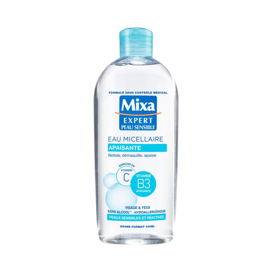 مياه Micellar الفسيولوجية للبشرة الحساسة من Mixa Expert