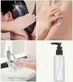 1 Bouteille Doseuse Pour Cosmétiques De Salle De Bain 100Ml/60Ml Flacons Souples Portables