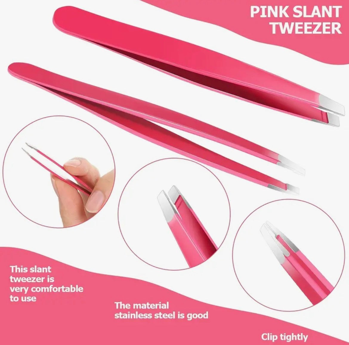 1Pc Pince À Épilyer Sourcils En Acier Inoxydable