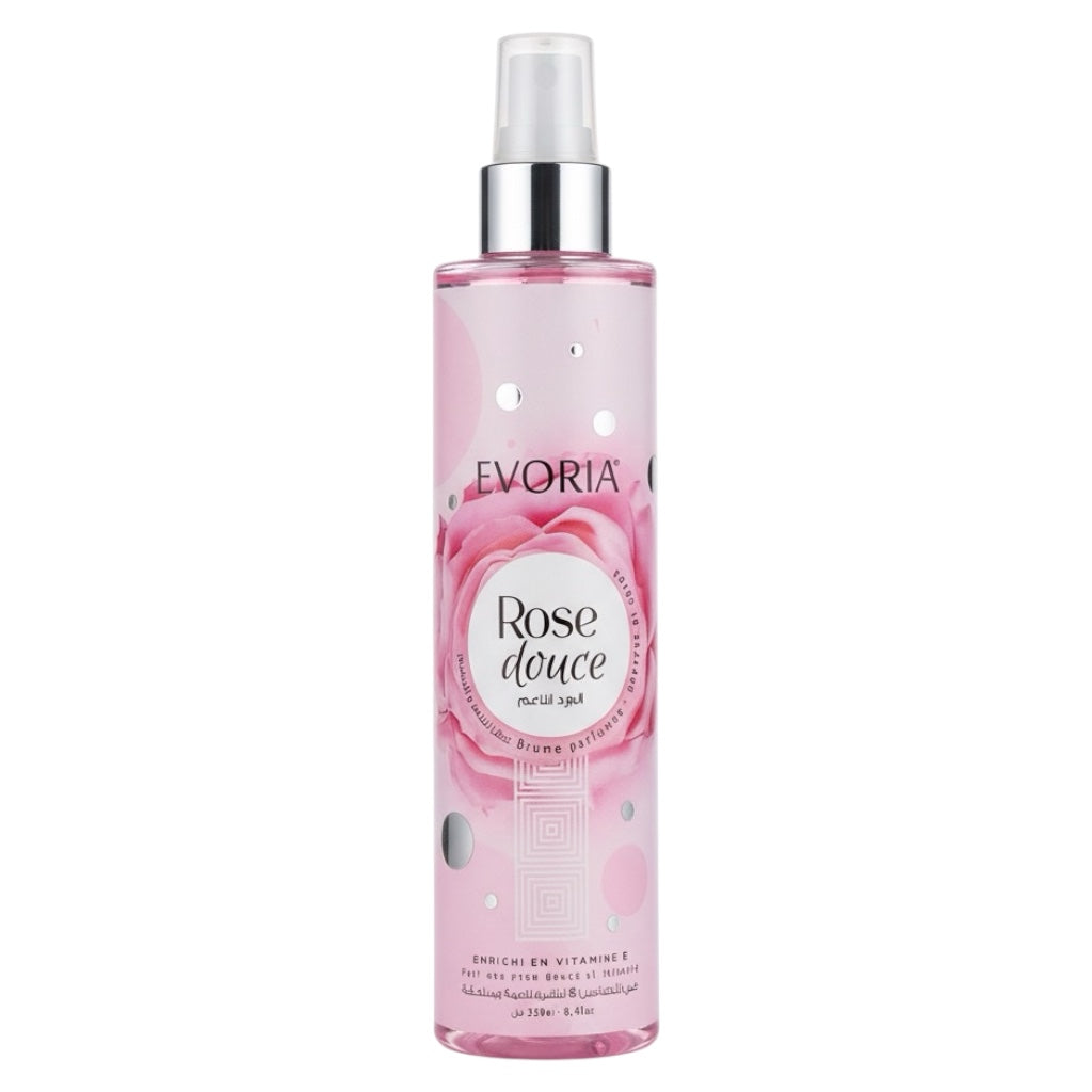 Evoria Rose Douce Brume Parfumée Enrichie En Vitamine E