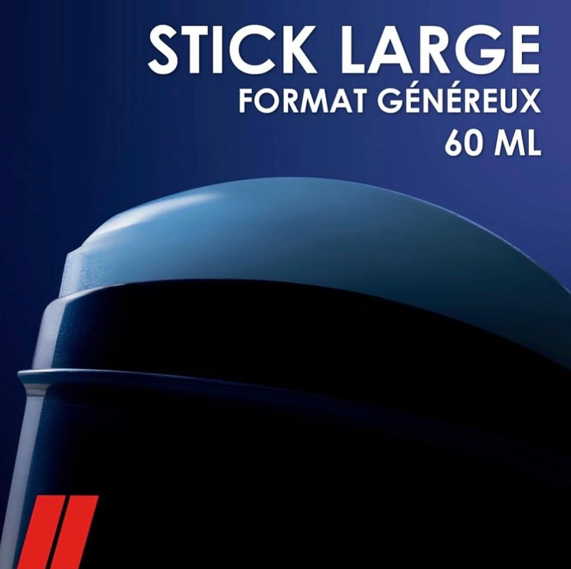 Mennen Marine Déodorant Homme 24H Stick Large Sans Alcool Anti-Traces