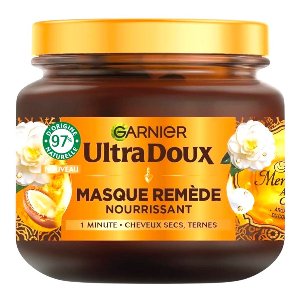 قناع غارنييه ألترا دو المغذي بزيت الأرغان والكاميليا