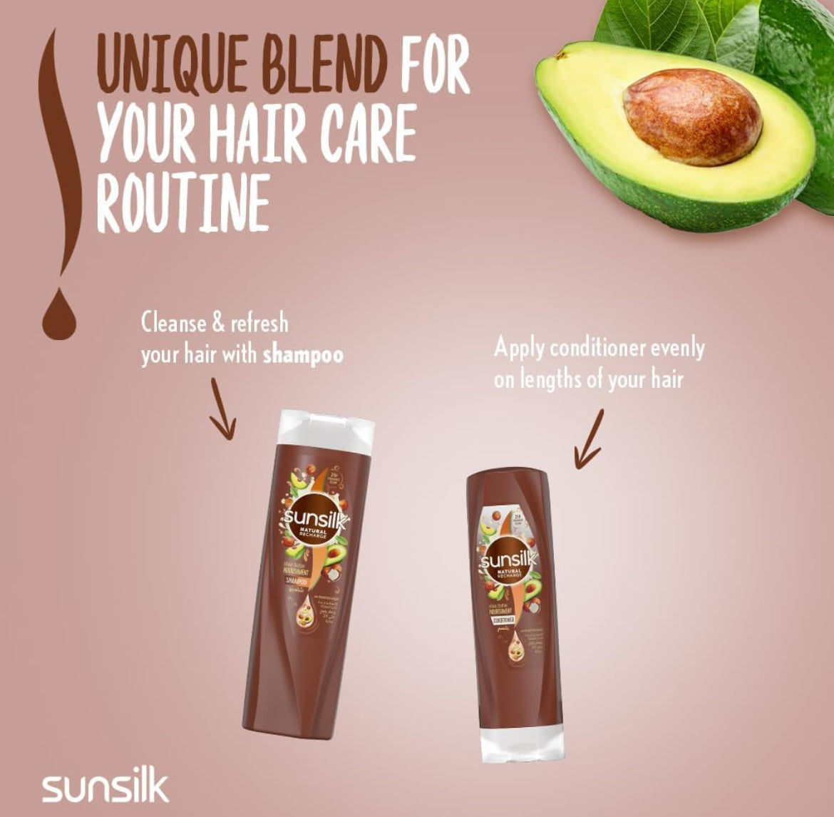 شامبو صانسيلك بزبدة الشيا والأفوكادو 