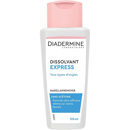 Diadermine Dissolvant express sans acétone tous types d'ongles