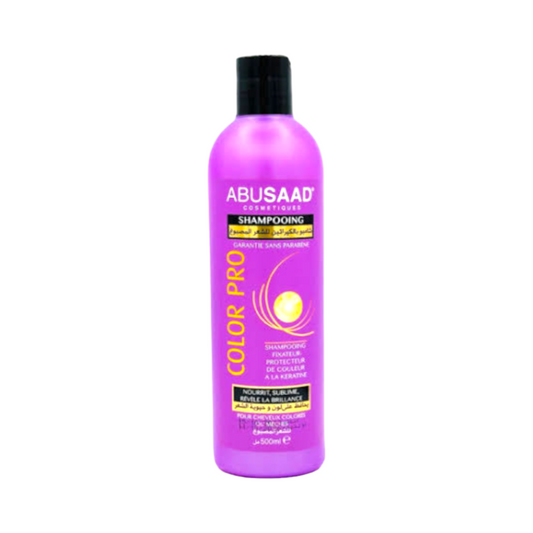 Abusaad Shampooing Fixateur-protecteur De Couleur À La Keratine Pour Cheveux Colorés Ou Méchés Sans Parabéne