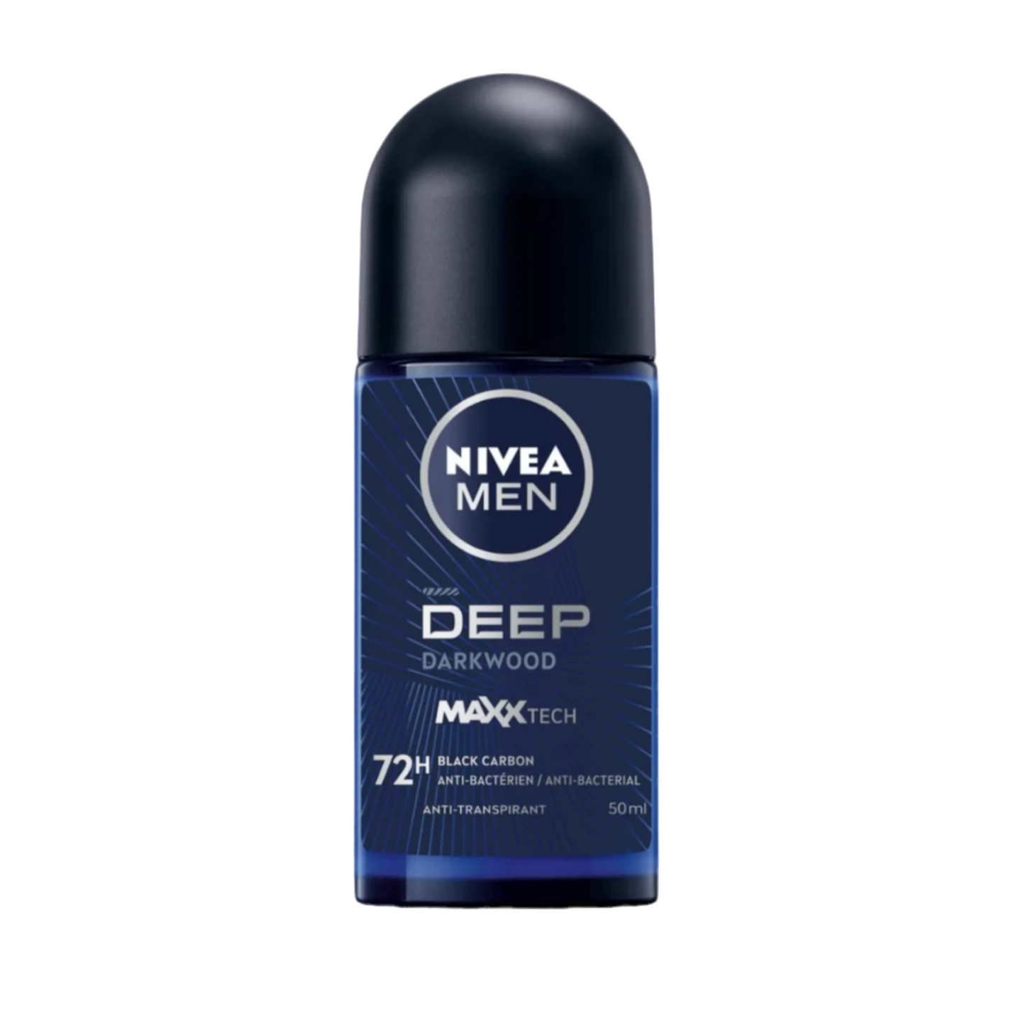 Nivea Men Deep Darkwood Maxw Tech 72H Black Carbon Anti-Bacterial