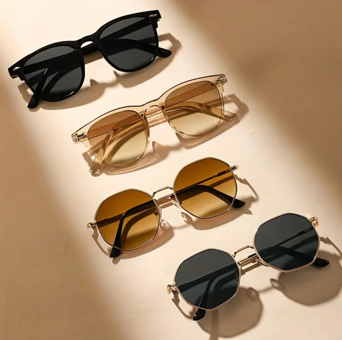 Paires De Lunettes Rétro Pour Femmes Et Hommes Anti-Reflets Dégradées Pour La Plage Les Fêtes Et Les Voyages.