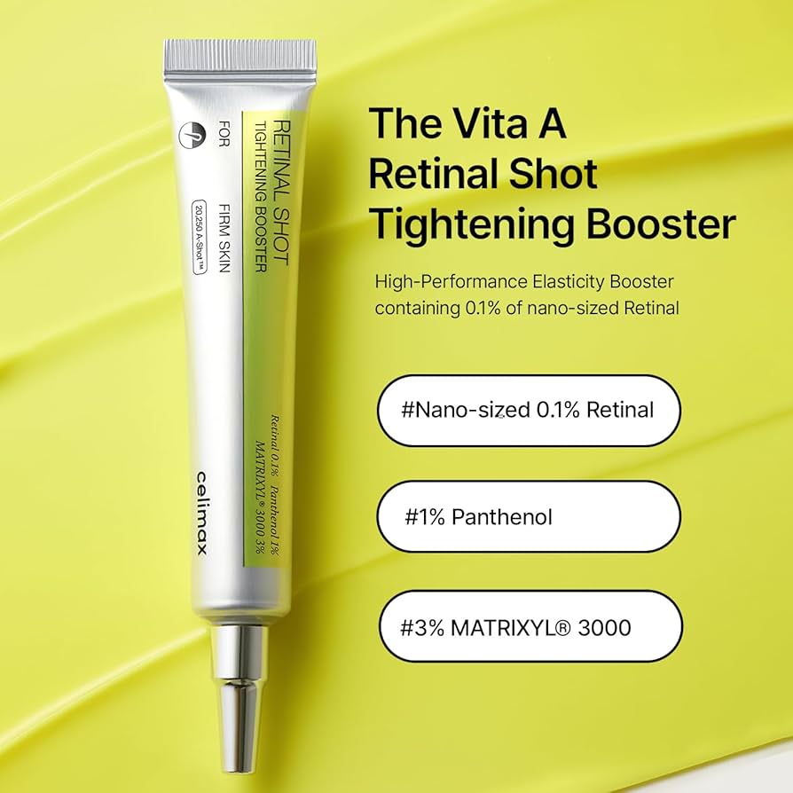 Celimax Soin Raffermissant Vita A Retinal Shot Booster De Pores Anti-Rides Et Ridules Peau Plus Ferme
