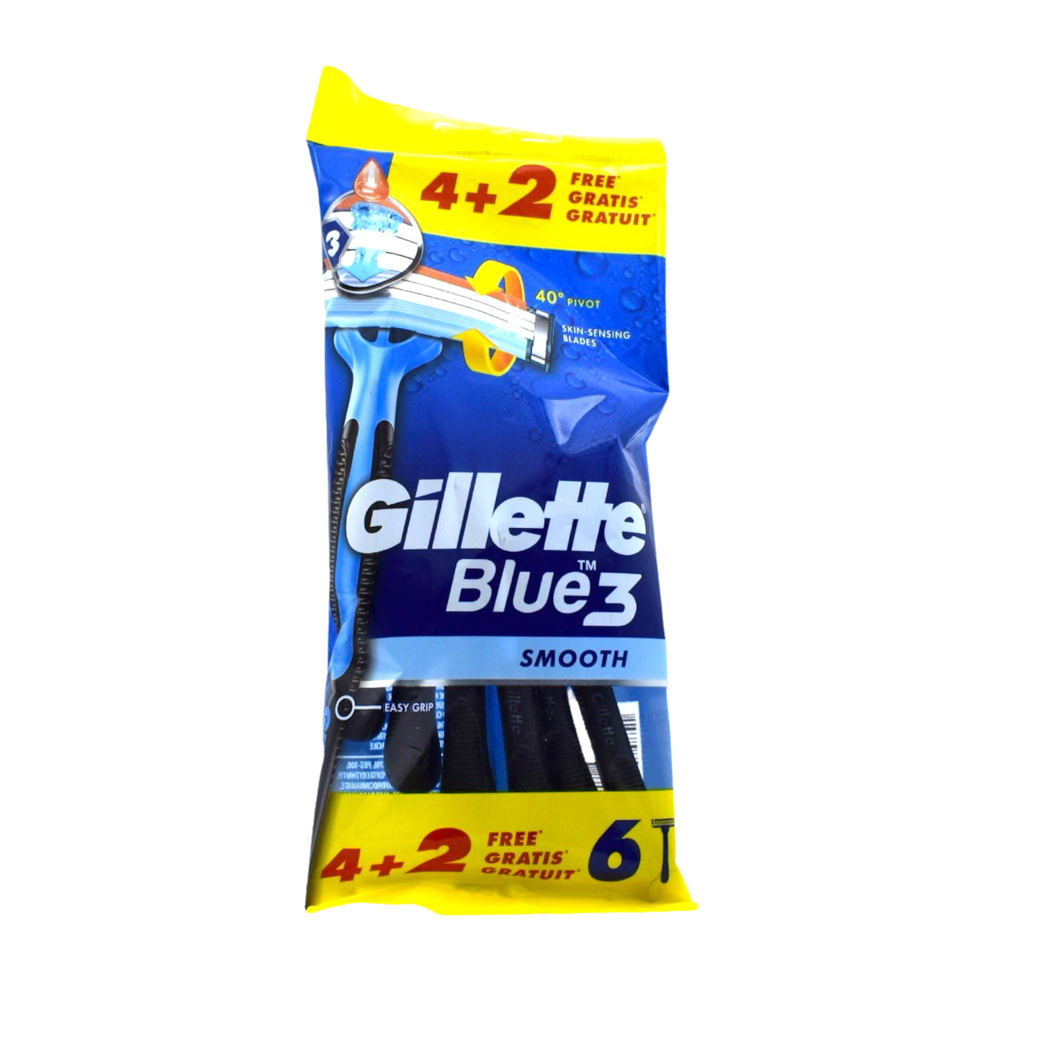 Gillette Blue3 Smooth Rasoir Jetables
