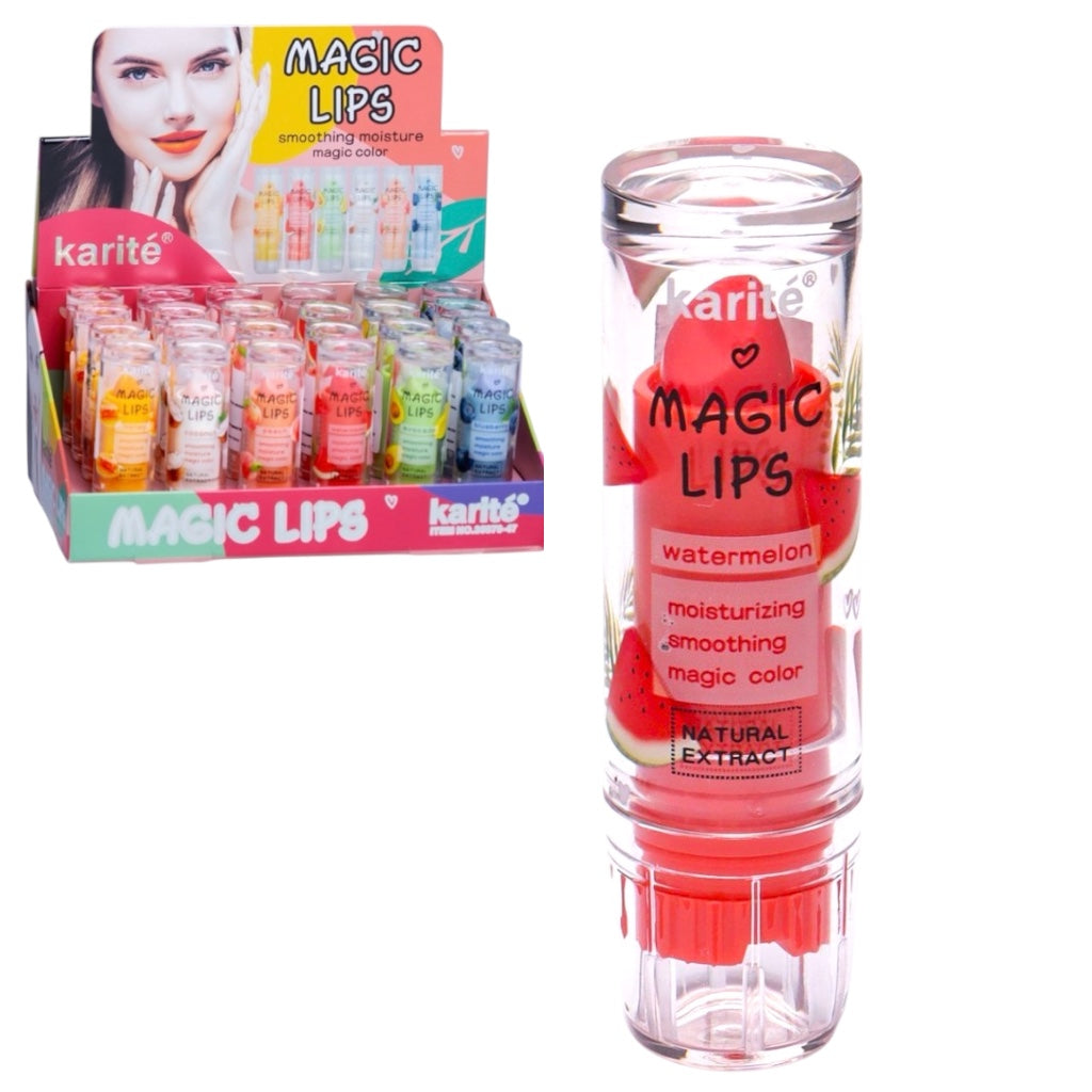 شفاه سحرية بزبدة الشيا والعسل وترطيب وتنعيم لون سحري