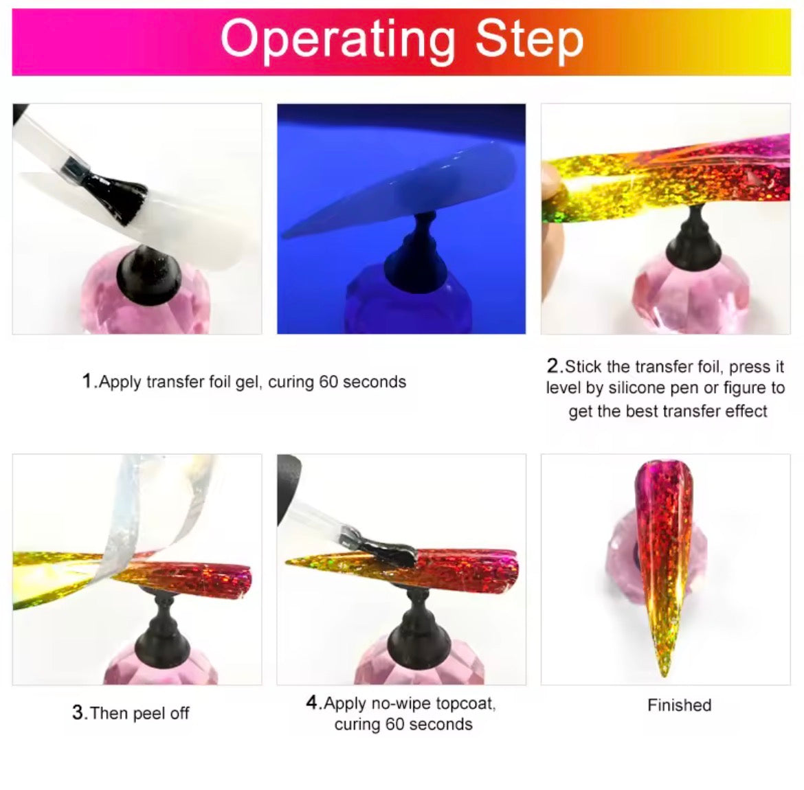 Canni Transfer Foil Gel Soak-Off Uv & Led