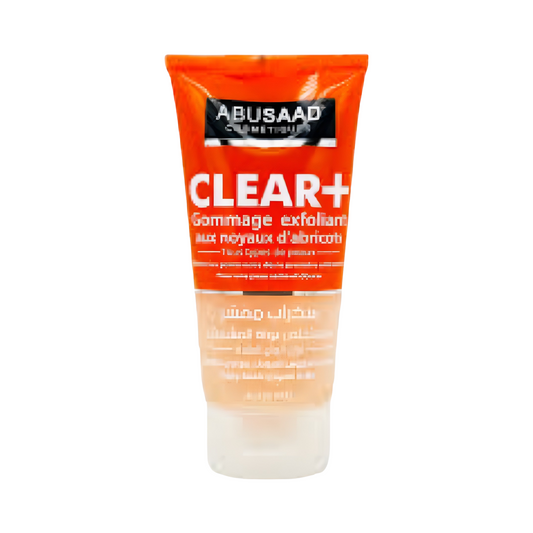 Abusaad Clear+ Gommage Exfoliant aux Noyaux d'Abricots tous types de peaux