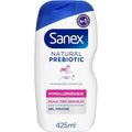 Sanex Gel Douche Natural Prebiotic Hypoallergénique Hydratation 12H