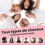 فرشاة الشعر السحرية - فك تشابك الشعر فورًا - شعيرات الخنزير والنايلون مضادة للتكسر والكهرباء الساكنة للشعر المجعد أو المستقيم أو الكثيف أو الناعم