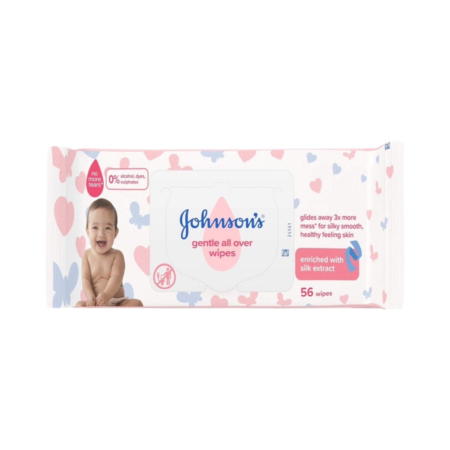 Johnson's Baby Lingettes douces pour bébé 72 Lingettes